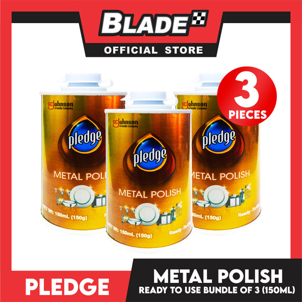 Pledge Metal Polish 150ml (Bundle of 3)