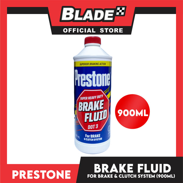 Prestone Brake Fluid Dot3 900ml Super Heavy Duty For Brake And Clutch System, Motor Vehicle Brake Fluid