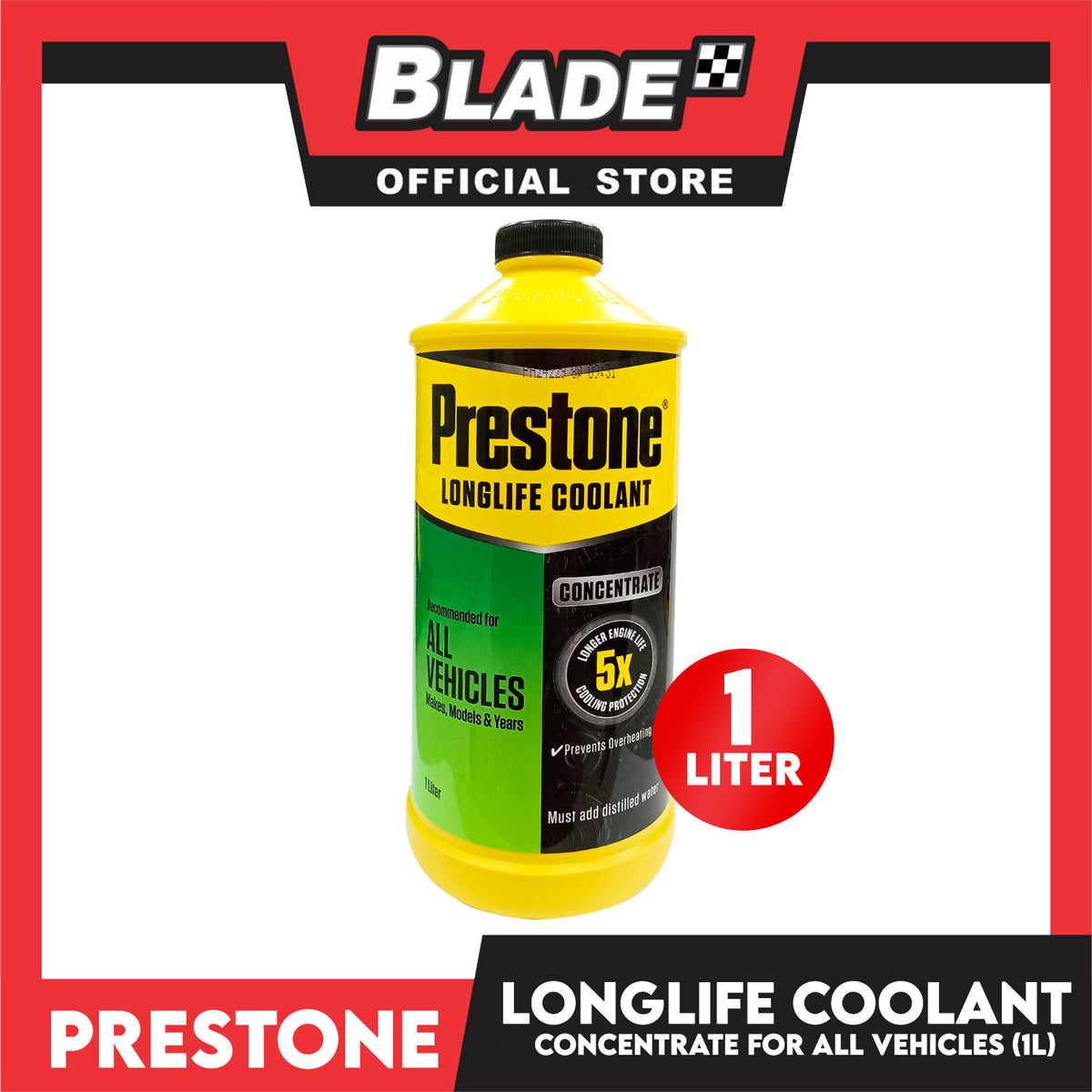 Prestone Long Life Coolant Concentrate 1L