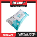 Purpaws Hypoallergenic Body Pet Wipes (Aloe Vera) for dogs and cat 50 sheets
