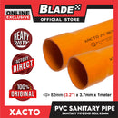 Xacto PVC  Sanitary Pipe Bell End 82mm(3.2'') x 1 meter