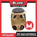 Pet Bag Backpack, Soft Pet Carrier for Cats and Dogs, Beige Color (Medium)