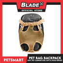 Pet Bag Backpack, Soft Pet Carrier for Cats and Dogs, Beige Color (Medium)