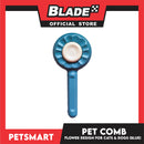 Pet Comb Easy Clean Flower Design (Blue)