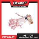 Pet Toy Squeeky Funky Rope (Pink)