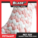 Pet Toy Squeeky Funky Rope (Pink)