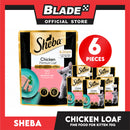 6pcs Sheba Kitten Chicken Premium Loaf 70g Fine Food for Kitten
