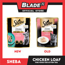 6pcs Sheba Kitten Chicken Premium Loaf 70g Fine Food for Kitten