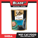 Sheba Tuna and Saba Flavor 70g Fine Food for Cats