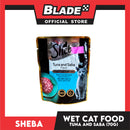 12pcs Sheba Tuna and Saba Flavor 70g Fine Food for Cats