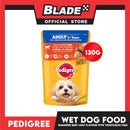 Pedigree Simmered Beef with Vegetable 130g Dog Food Wet Food