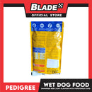 6pcs Pedigree Simmered Beef Loaf Flavour with Vegetables 130g Dog Wet Food