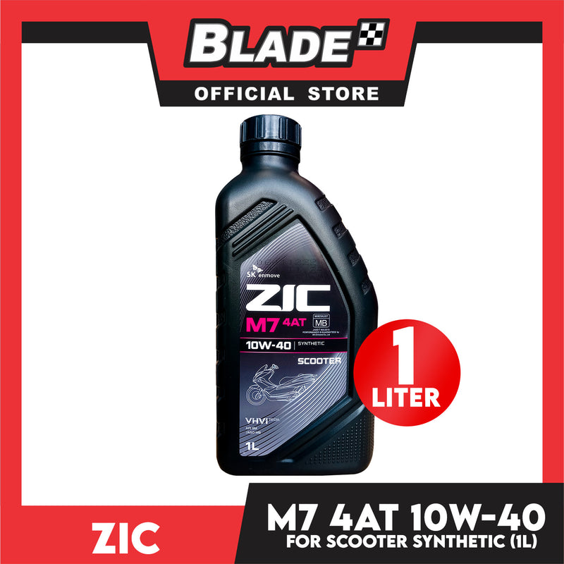 Zic M7 4AT 10W-40 Synthetic Scooter Engine Oil (1L)