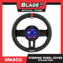 Sparco Steering Wheel Cover SPS142RD 38cm Diameter (Black with Red)