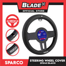Sparco Steering Wheel Cover SPS142BK 38cm Diameter (Black)