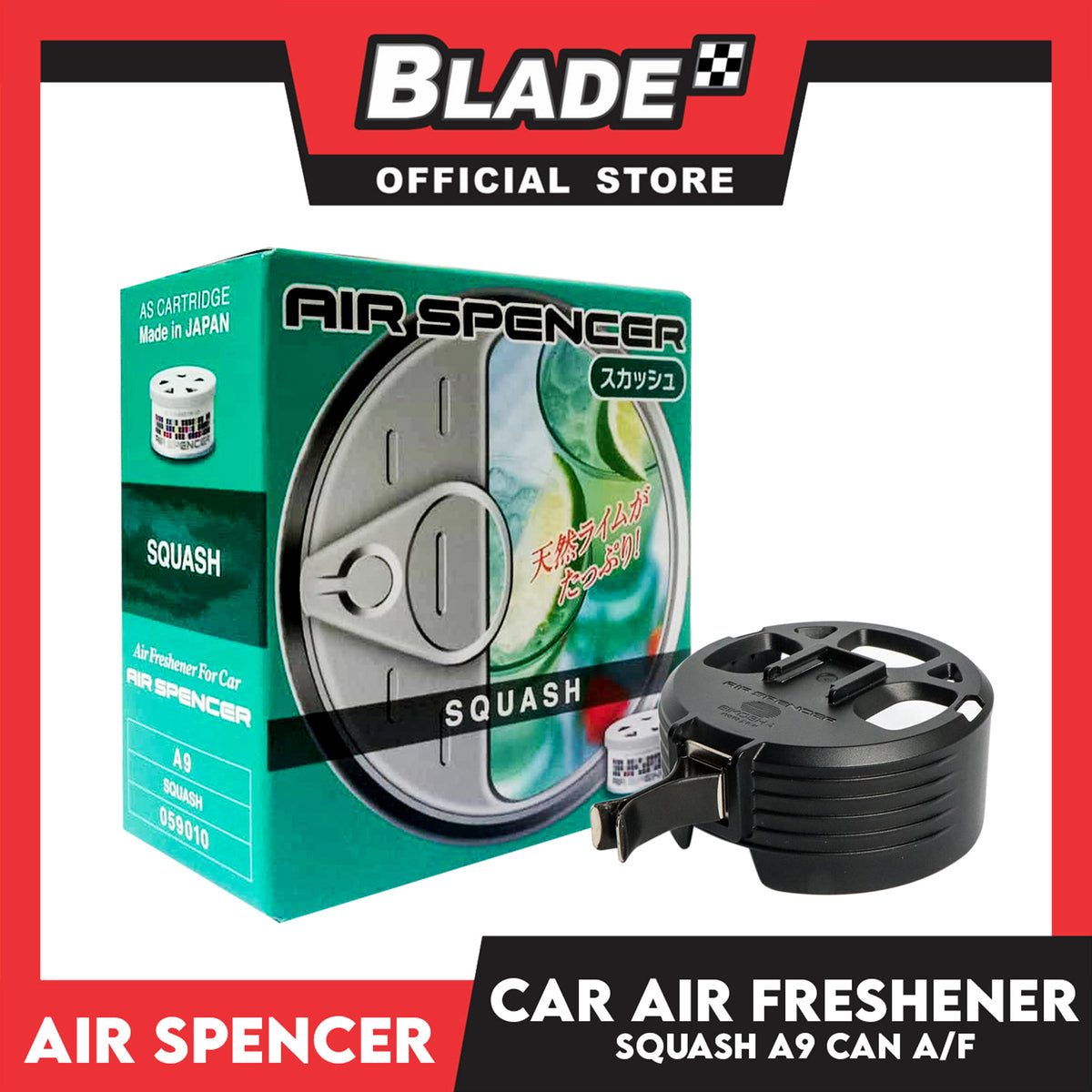 Air Spencer Car Air Freshener A9 with Holder (Squash)