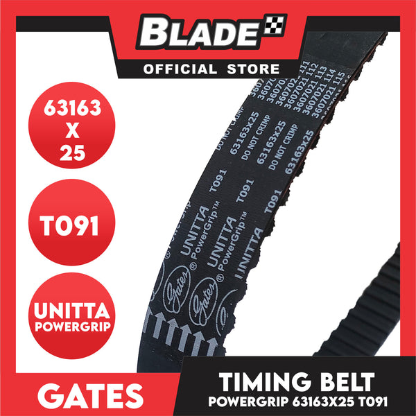 Gates Unitta PowerGrip Timing Fan Belt T091 63163 x 25mm 1pc