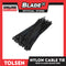Tolsen Black Nylon Cable Tie 100pcs. (50118)