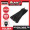 Tolsen 20cm Nylon Cable Tie (Black)  50161