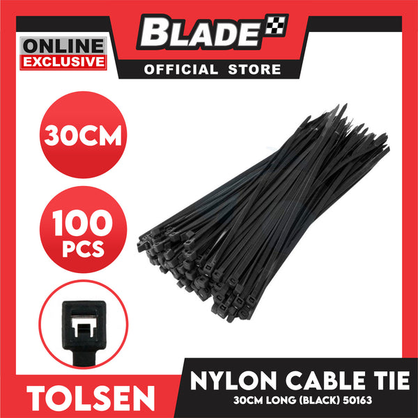Tolsen Nylon Cable Tie (Black) 50163