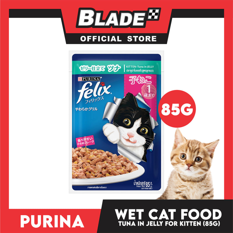 Purina Felix Tuna in Jelly 85g Kitten Wet Cat Food