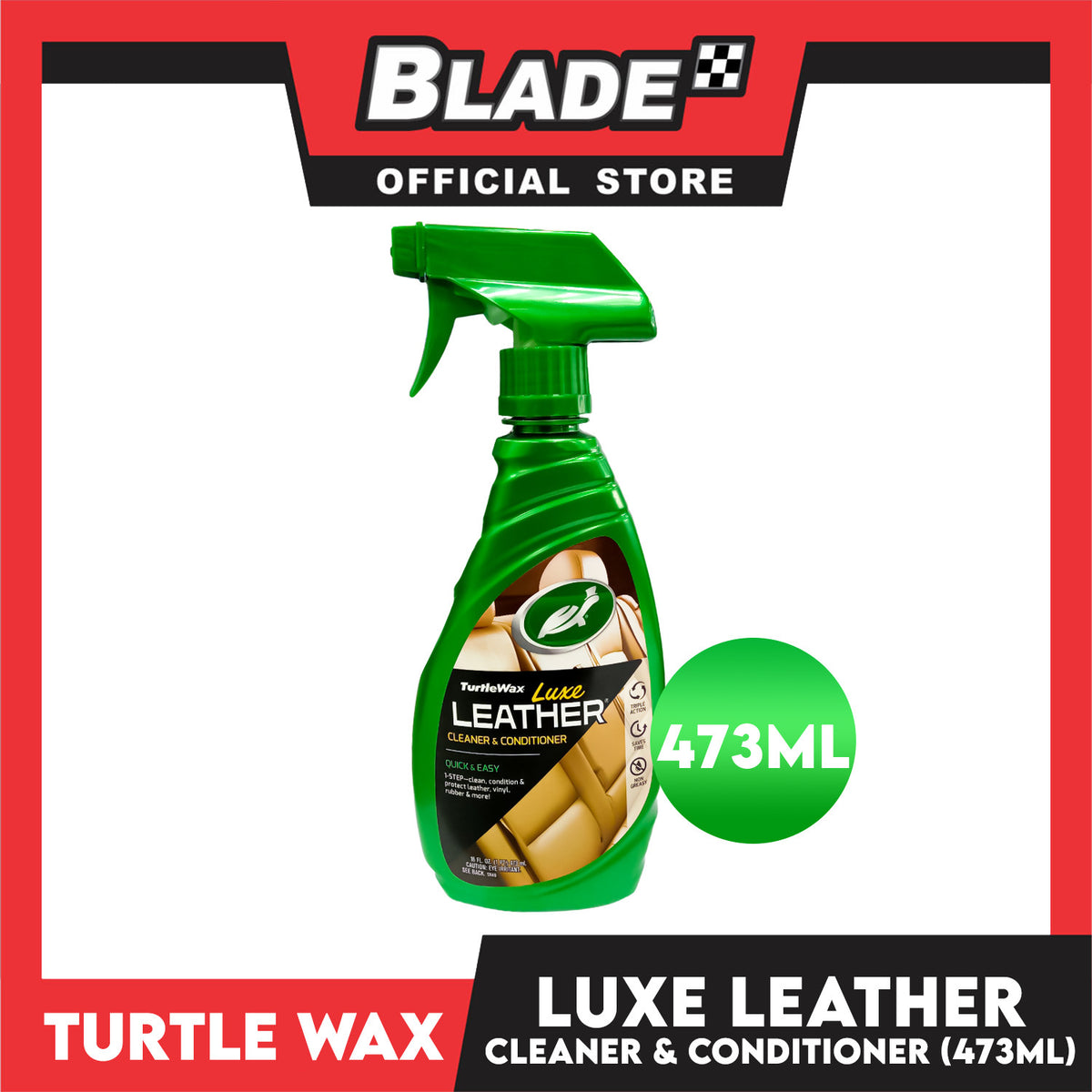 Turtle Wax Luxe Leather Cleaner and Conditioner T-363A 473ml
