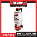 Aeropak Car Motor Bike Tubeless Tire Sealant and Inflator for Tyre Repair 450ml