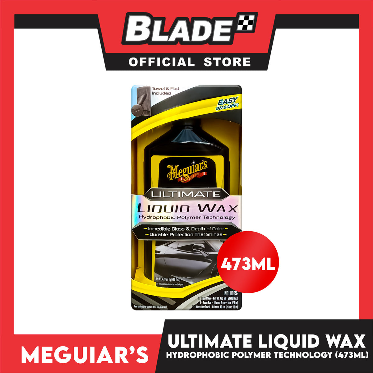 Meguiar's Ultimate Liquid Wax G18216 473ml