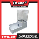 Pet Water Dispenser 3.5 Liters (Light Steel Blue) with Anti-Slip Rubber for Cats and Dogs