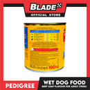 Pedigree Beef Loaf Flavour 700g For Adult, Canned Dog Food