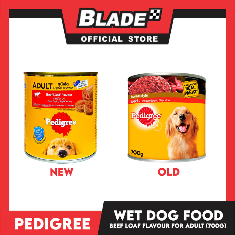 Pedigree Dog Food Loaf Pedigree Beef Loaf Flavour 700g For Adult