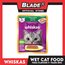 6pcs Whiskas Tuna Pouch Wet Cat Food 80g Tuna Flavour