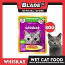 Whiskas Tuna and White Fish Pouch Cat Wet Food 80g