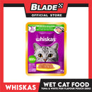 6pcs Whiskas Tuna and White Fish Pouch Cat Wet Food 80g