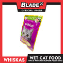 12pcs Whiskas Tuna and White Fish Pouch Cat Wet Food 80g
