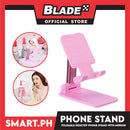 Foldable Desktop Phone Holder Stand (Pink) Adjustable Smartphone Tablet Holder