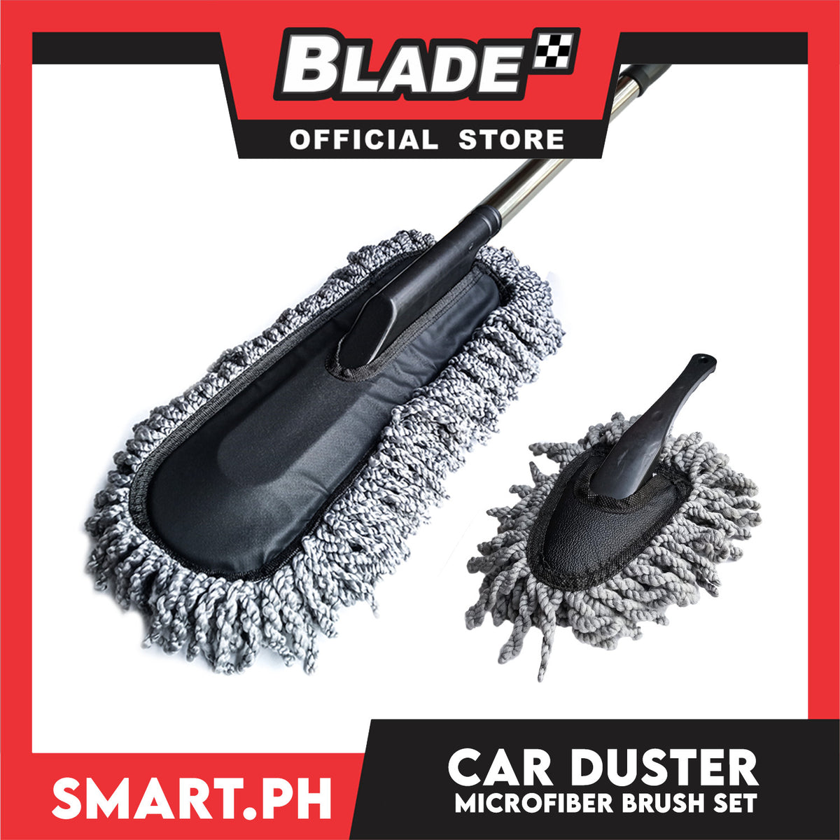 Anew Microfiber Car Duster Brush Set for Dirt, Hair removal , and Car Washing Tools