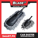 Anew Microfiber Car Duster Brush Set for Dirt, Hair removal , and Car Washing Tools