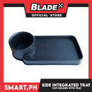 Anew Side Integrated Tray Cup Holder Organizer (Black)
