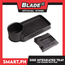 Anew Side Integrated Tray Cup Holder Organizer (Black)