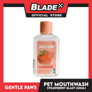 Gentle Paws Organic Plant Based Pet Mouthwash (Strawberry Blast) 60ml