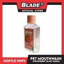 Gentle Paws Organic Plant Based Pet Mouthwash (Strawberry Blast) 60ml