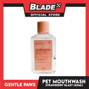 Gentle Paws Organic Plant Based Pet Mouthwash (Strawberry Blast) 60ml