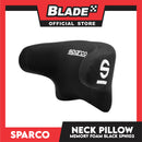 Sparco Car Seat Neck Pillow Memory Foam (Black) SPN102BK