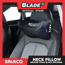 Sparco Car Seat Neck Pillow Memory Foam (Black) SPN100 BK