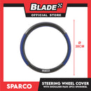 Sparco Steering Wheel Cover with Shoulder Pads (Blue) SPS150KBL