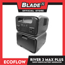 EcoFlow RIVER 3 Max Plus Portable Power Station 1200W 858Wh + Extra Battery 600