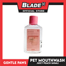 Gentle Paws Organic Plant Based Pet Mouthwash (Juicy Peach) 60ml