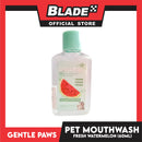 Gentle Paws Organic Plant Based Pet Mouthwash (Fresh Watermelon) 60ml