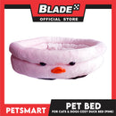 Pet Bed Soft and Comfortable Sleeping Bed (Pink) Duck Design for Cats and Dogs